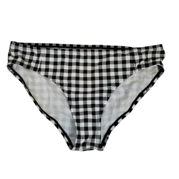 Motherhood Maternity Women's 2 Piece Tankini Set Black White Check Size Small - Picture 3 of 9